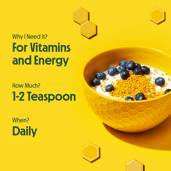 BEE B.FUELED BEE POLLEN ( 1 X 5.2 OZ   ) - Image 3