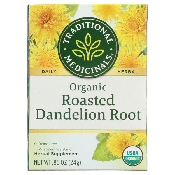 Traditional Medicinals Roasted Dandelion Root Tea (6x16 Bag) - Image 7