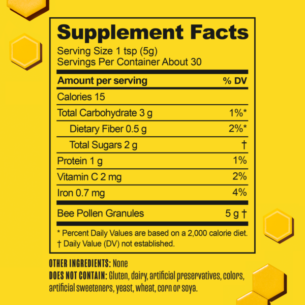 BEE B.FUELED BEE POLLEN ( 1 X 5.2 OZ   ) - Image 4