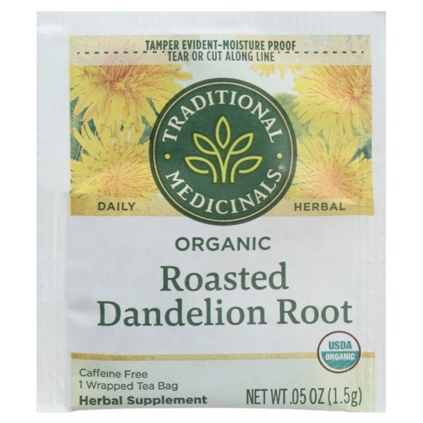 Traditional Medicinals Roasted Dandelion Root Tea (6x16 Bag) - Image 11