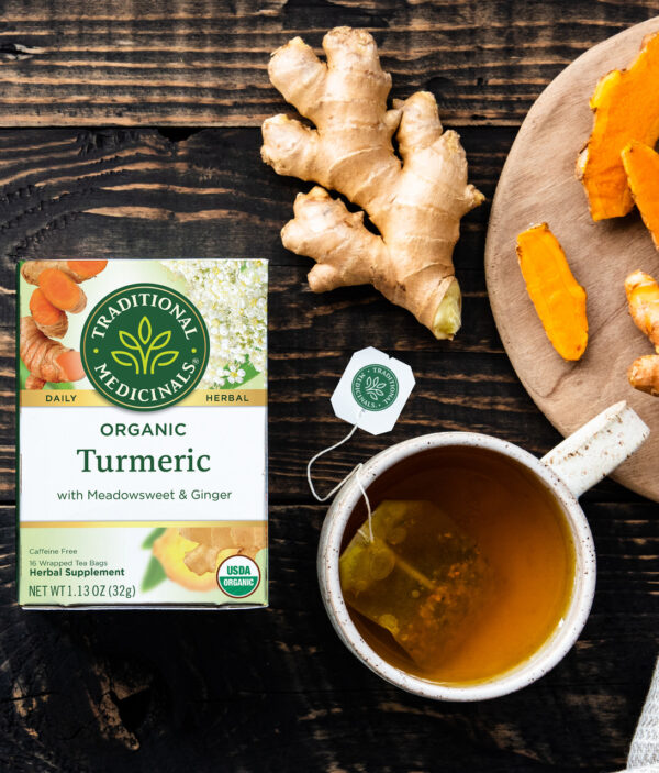 Traditional Medicinals Turmeric with Meadowsweet & Ginger Tea (6x16 BAG ) - Image 6
