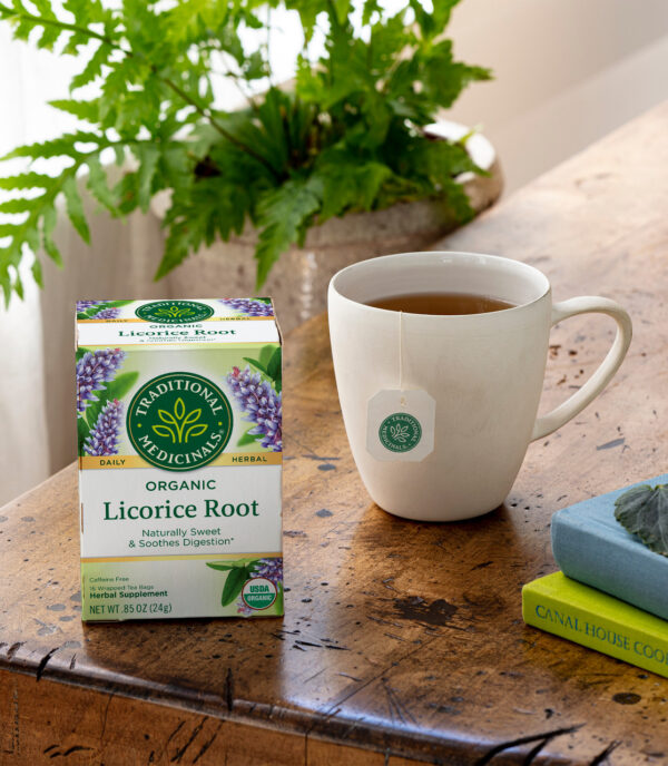 Traditional Medicinals Licorice Root Herb Tea (6x16 Bag) - Image 5
