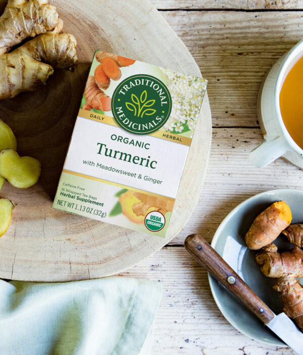 Traditional Medicinals Turmeric with Meadowsweet & Ginger Tea (6x16 BAG ) - Image 5